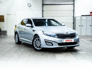 2014 Kia Optima III Рестайлинг, серебристый, 1300000 рублей, вид 3