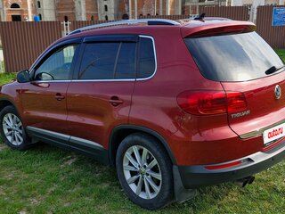 2012 Volkswagen Tiguan I Рестайлинг, красный, 1210000 рублей, вид 4
