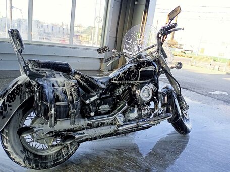 2006 Yamaha XVS650 Drag Star, чёрный, 490000 рублей, вид 3