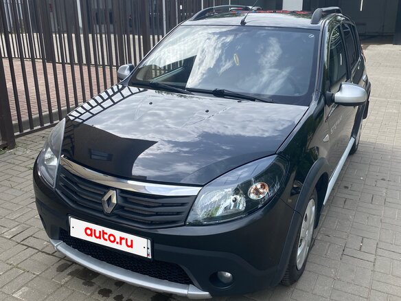 2012 Renault Sandero Stepway I, чёрный - вид 1