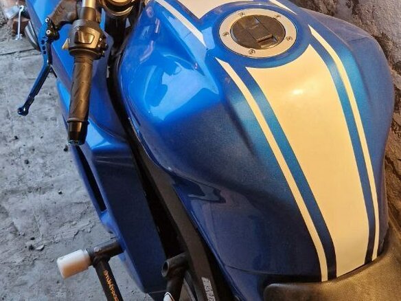 2009 Suzuki SV 650, синий, 380000 рублей - вид 3