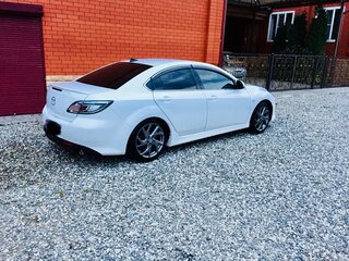 2011 Mazda 6 II (GH) Рестайлинг, белый, 850000 рублей, вид 4