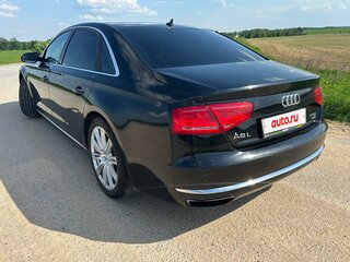 2013 Audi A8 Long III (D4), чёрный, 1400000 рублей, вид 4