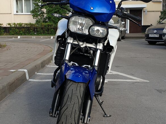 2013 BMW F 800 R, синий - вид 1