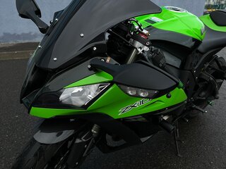 2011 Kawasaki ZX-10R Ninja, зелёный, 900000 рублей, вид 3