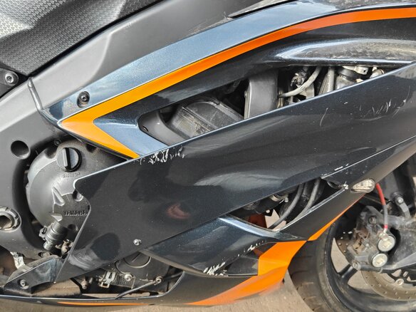 2006 Yamaha YZF-R6, оранжевый, 560000 рублей - вид 7
