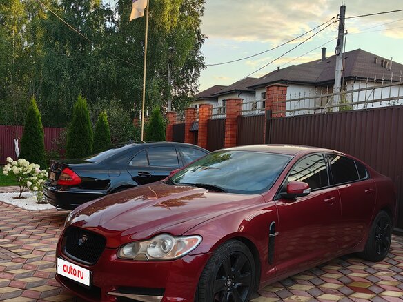 2008 Jaguar XF I, красный, 1185000 рублей - вид 6