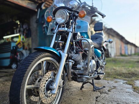 1995 Yamaha XV1100 Virago, зелёный, 315000 рублей, вид 4