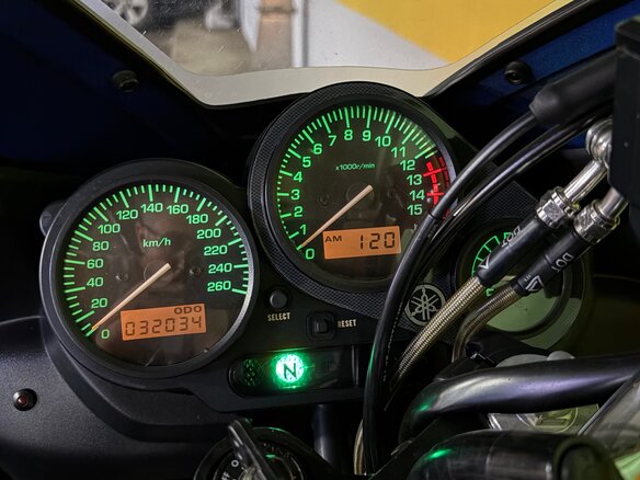 2002 Yamaha FZS600 Fazer, синий, 450000 рублей - вид 4