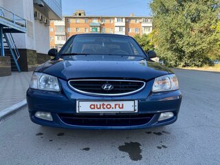 2007 Hyundai Accent ТагАЗ II, синий, 375000 рублей, вид 1
