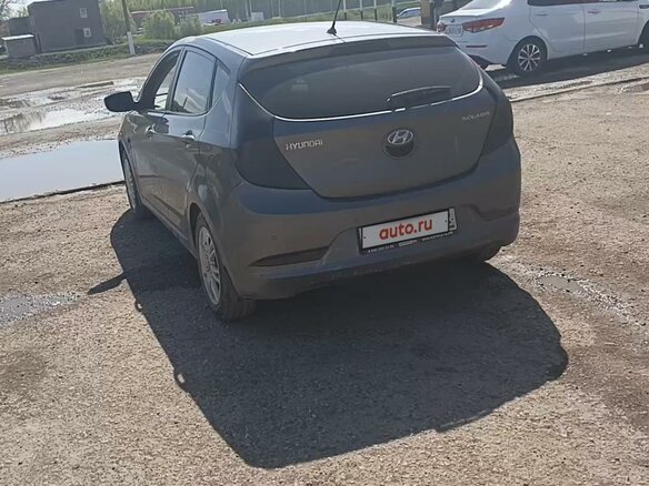 2015 Hyundai Solaris I Рестайлинг, серый, 1500000 рублей - вид 6