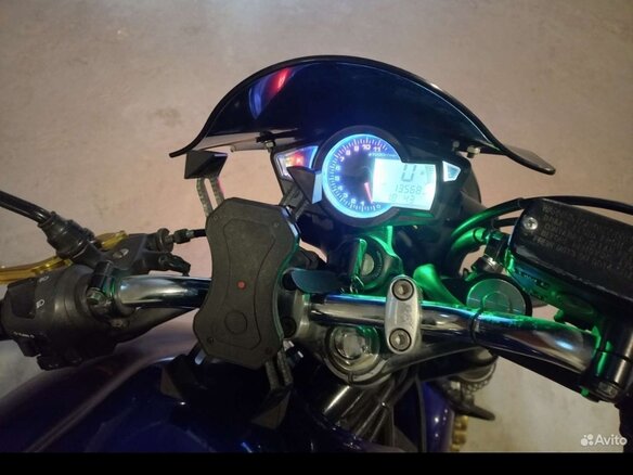 2004 Honda CB 400 Super Four, синий, 350000 рублей - вид 8