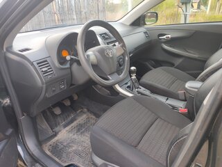 2012 Toyota Corolla X (E140, E150) Рестайлинг, чёрный, 1400000 рублей, вид 5