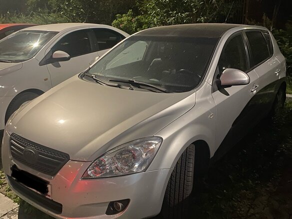 2008 Kia Ceed I, серебристый, 730000 рублей - вид 1