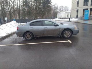 2008 Mitsubishi Galant IX Рестайлинг 2, серый, 550000 рублей, вид 2
