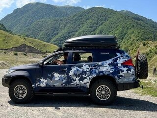 2018 Mitsubishi Pajero Sport III, синий, 4000000 рублей, вид 3
