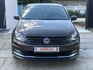 2017 Volkswagen Polo V Рестайлинг, коричневый, 1290000 рублей, вид 4