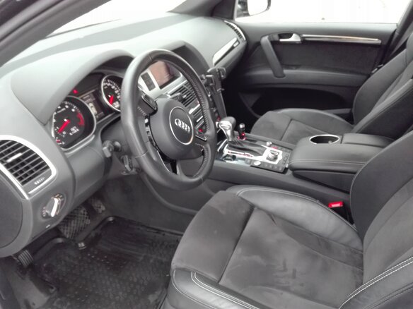 2012 Audi Q7 I (4L) Рестайлинг, чёрный - вид 9