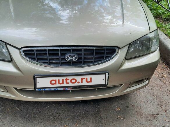 2004 Hyundai Accent ТагАЗ II, бежевый - вид 4
