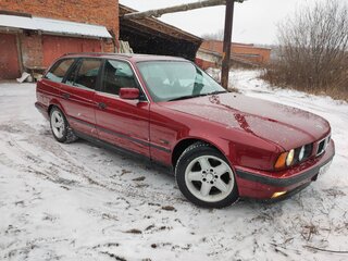 1995 BMW 5 серии 525d III (E34), красный, 750000 рублей, вид 3