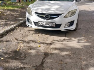2008 Mazda 6 II (GH), белый, 800000 рублей, вид 2