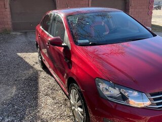 2019 Volkswagen Polo V Рестайлинг, красный, 1250000 рублей, вид 1
