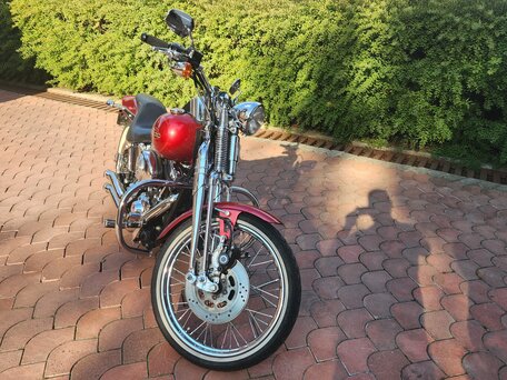 2004 Harley-Davidson Springer Softail, красный, 850000 рублей, вид 3