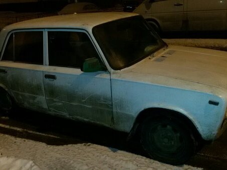 1985 Lada (ВАЗ) 2101, белый - вид 4