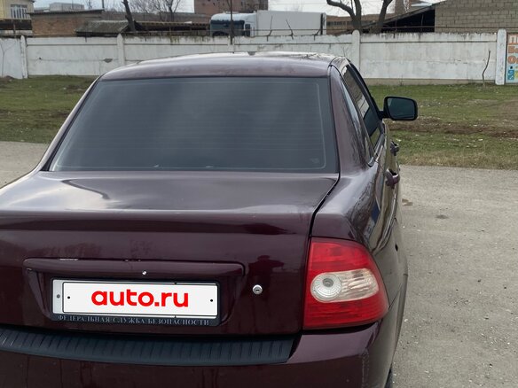 2008 Lada (ВАЗ) Priora I, пурпурный, 310000 рублей - вид 2