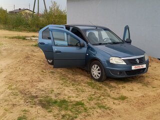 2011 Renault Logan I Рестайлинг, синий, 600000 рублей, вид 3