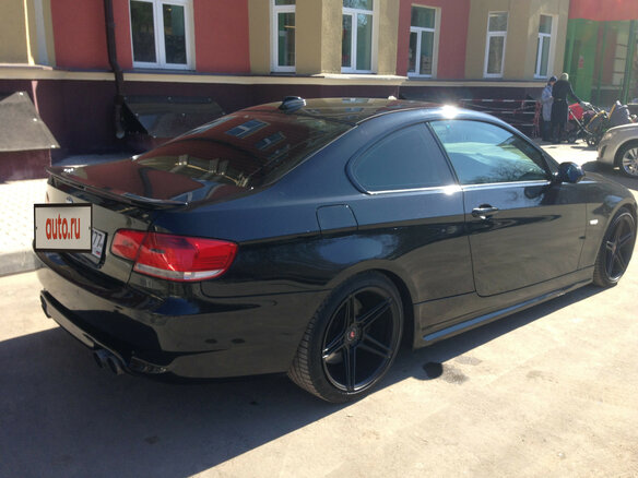 2008 BMW 3 серии 335xi V (E90/E91/E92/E93), чёрный - вид 4