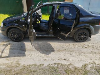 2011 Renault Logan I Рестайлинг, чёрный, 200000 рублей, вид 4