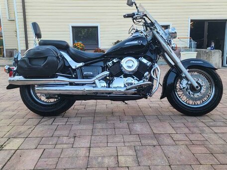 2007 Yamaha XVS650 Drag Star, чёрный, 550000 рублей, вид 1