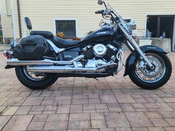 2007 Yamaha XVS650 Drag Star, чёрный, 550000 рублей
