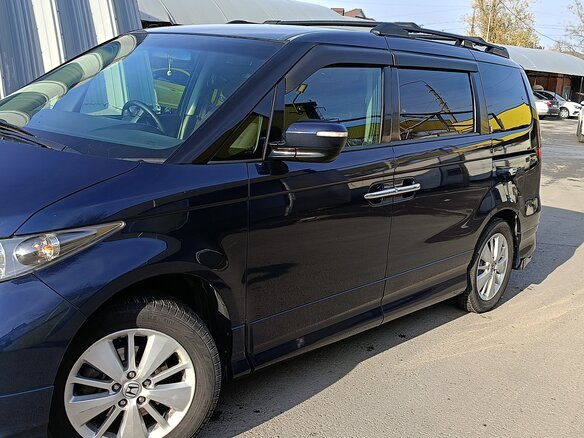 2009 Honda Elysion I Рестайлинг, синий, 1550000 рублей - вид 8