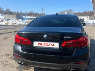 2019 BMW 5 серии 530i xDrive VII (G30/G31/G38), чёрный, 3500000 рублей, вид 3