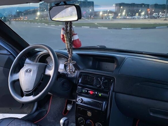 2017 Lada (ВАЗ) Priora I Рестайлинг, серый, 370000 рублей - вид 12
