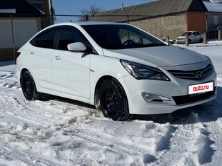 2016 Hyundai Solaris I Рестайлинг, белый, 930000 рублей, вид 1