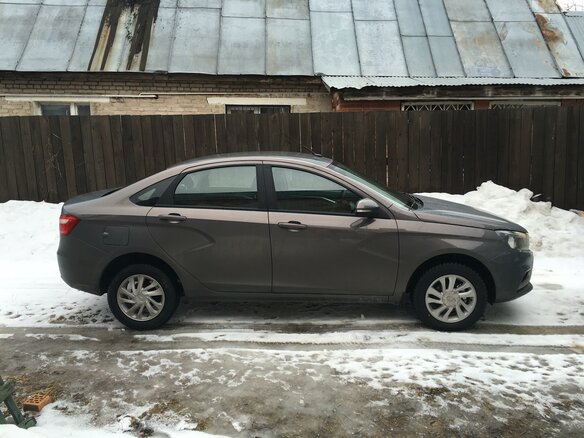 2016 Lada (ВАЗ) Vesta I, коричневый - вид 1