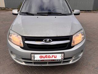 2013 Lada (ВАЗ) Granta I, серебристый, 137000 рублей, вид 2
