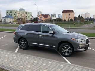 2018 Infiniti QX60 I Рестайлинг, серый, 3350000 рублей, вид 3