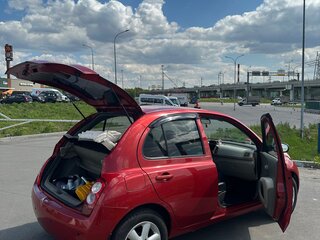 2005 Nissan Micra III (K12), красный, 530000 рублей, вид 4