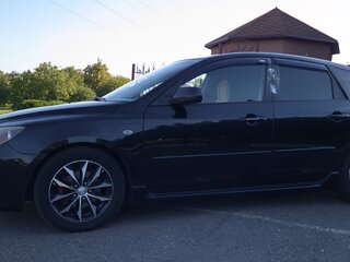 2008 Mazda 3 I (BK) Рестайлинг, чёрный, 800000 рублей, вид 2