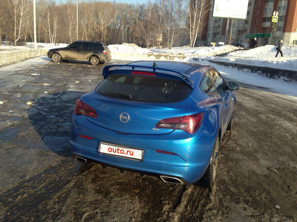 2012 Opel Astra OPC J, голубой - вид 2