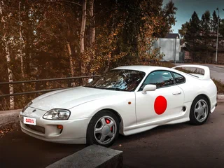 1996 Toyota Supra IV (A80), белый, 7500000 рублей, вид 1