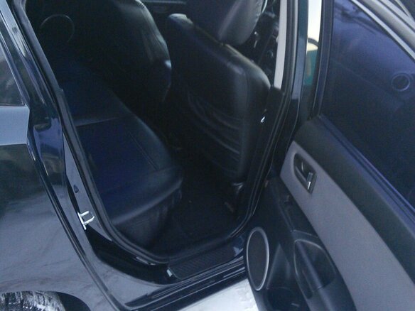 2007 Mazda 3 I (BK) Рестайлинг, чёрный - вид 2