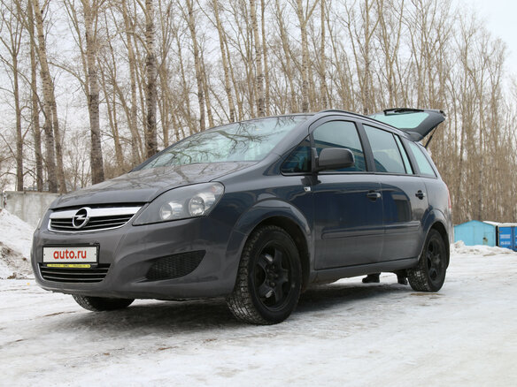 2012 Opel Zafira B Рестайлинг, серый