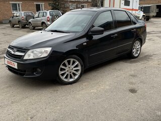 2014 Lada (ВАЗ) Granta I, чёрный, 630000 рублей, вид 5