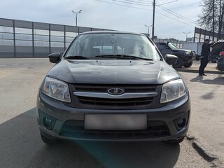 2016 Lada (ВАЗ) Granta I, серый, 425000 рублей, вид 2