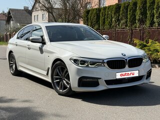 2018 BMW 5 серии 530d VII (G30/G31/G38), белый, 3599000 рублей, вид 2